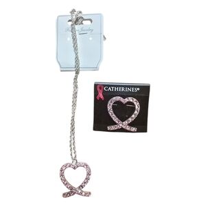 Catherines Breast Cancer Awareness Jewelry Set